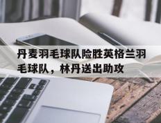 PG电子官网入口-丹麦羽毛球队险胜英格兰羽毛球队，林丹送出助攻